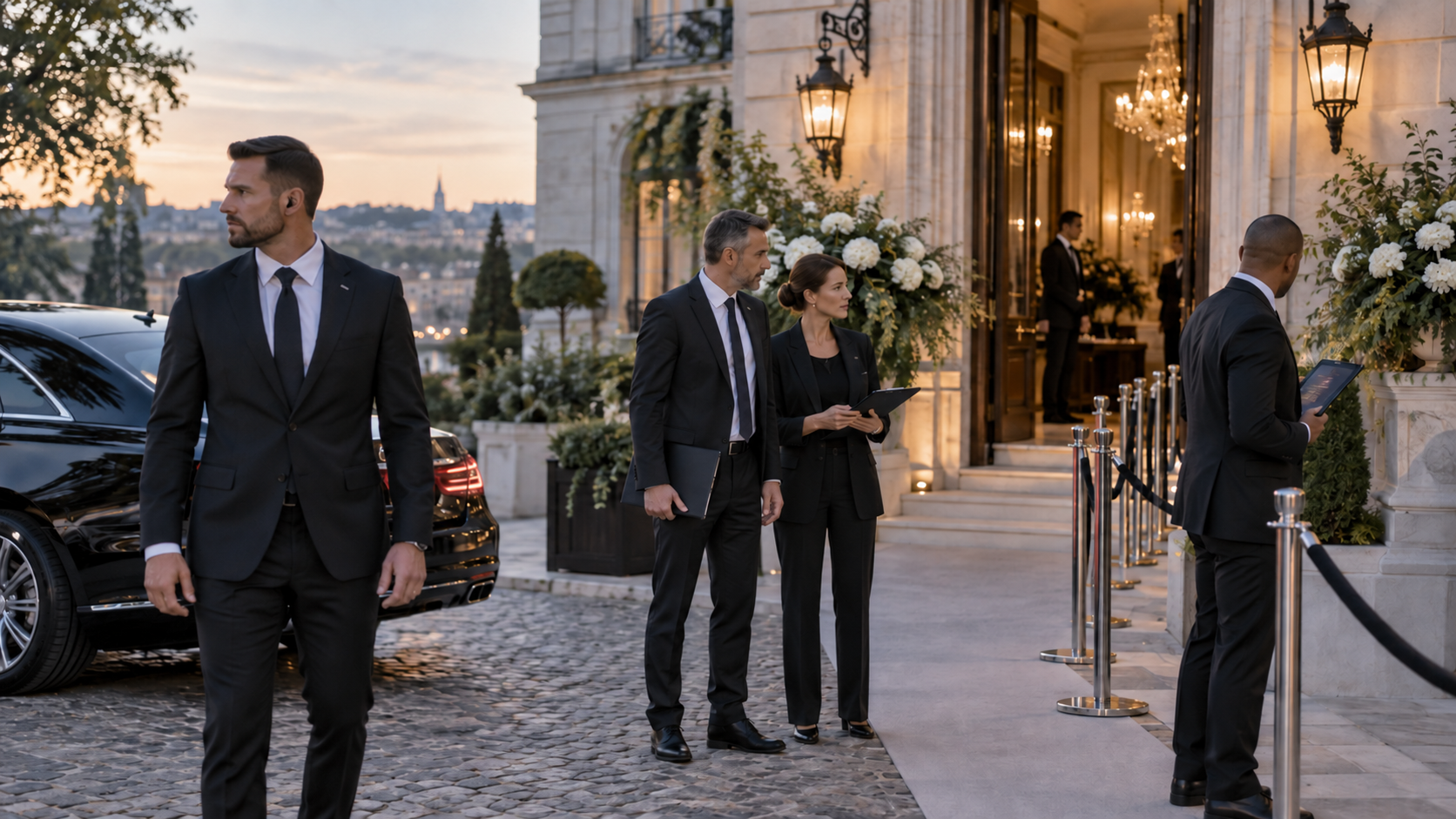 Préparation d’un dispositif de sécurité pour un événement privé